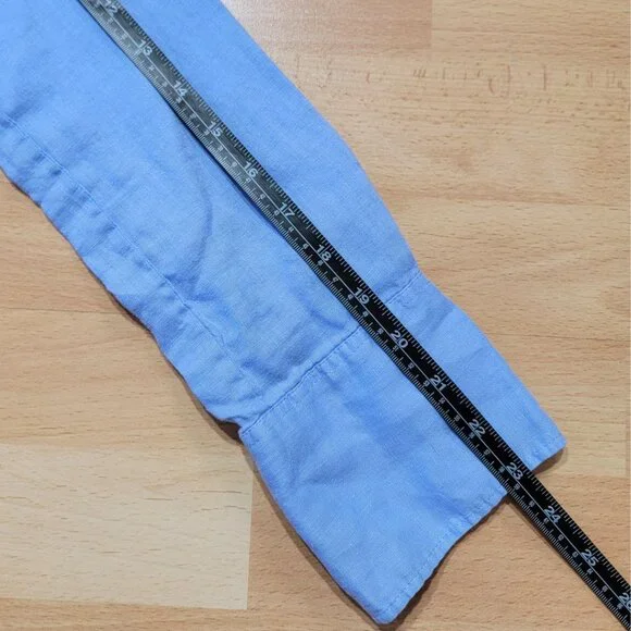 J. Crew Classic Button Up Linen Shirt | Size: 0 - Picture 9 of 15